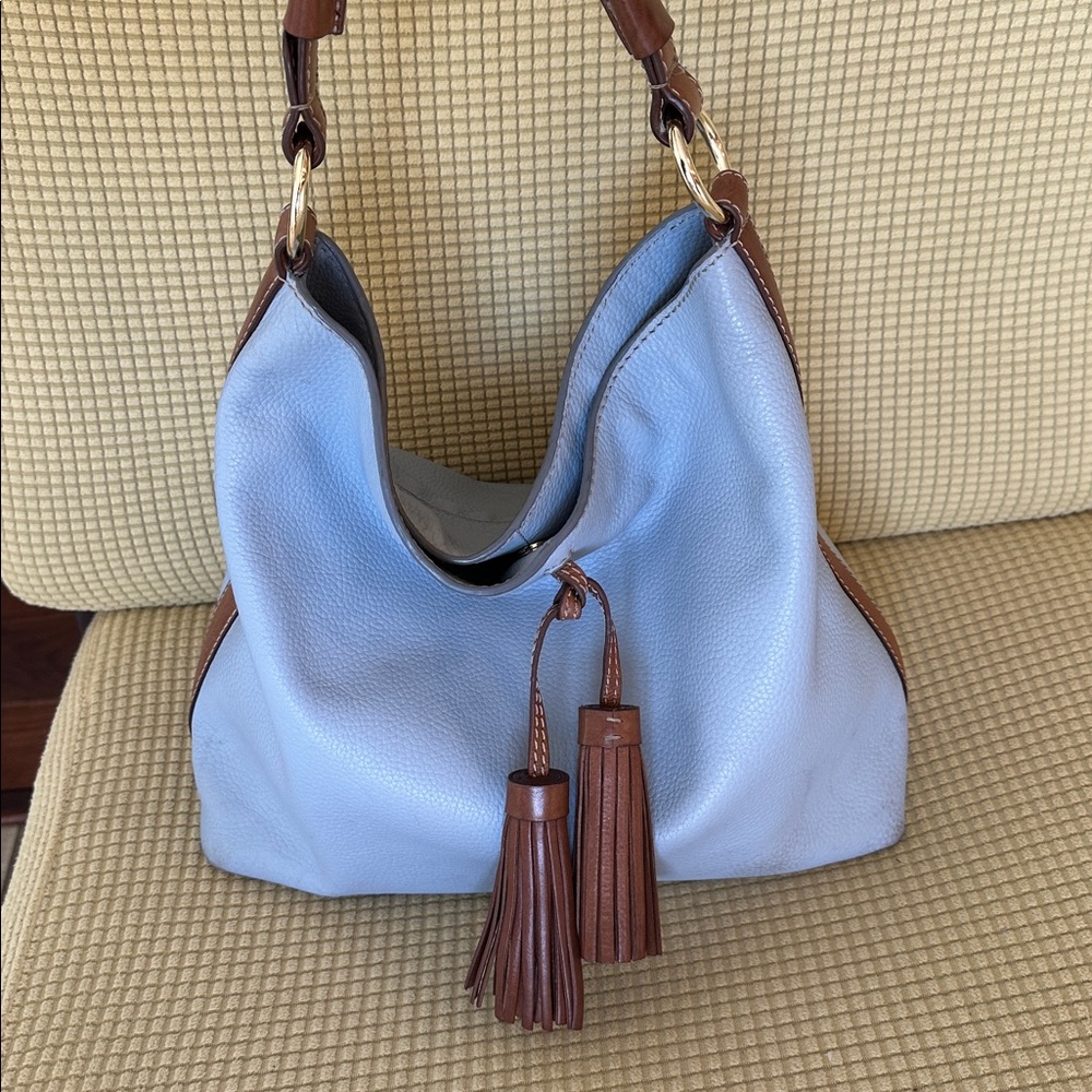 Osprey London Purple The Savanna Leather Hobo Bag